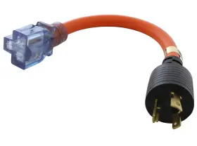 520520 Ac Works Shore Power Adapters L5-20 20a Locking To 15/20a