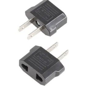 E-u4113619ak Anrank 5582714033 European To Usa American Outlet Plug Adapter 2 Pack