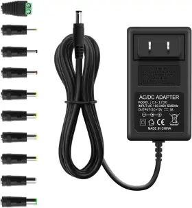 Alt-1203 Arkare 12v 3a Power Supply Adapter 36w Ac/dc Charger Ac 100v-240v To Dc 12volt Black