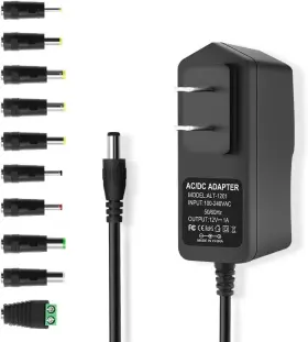 Cj-1210 Arybroourd 12v 1a 1000ma Dc Power Supply 12w Ac Adapter 100-240v 50-60hz Wall Plug Black
