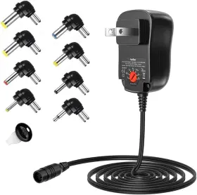 T3-d3f2-9c7u Belker 12w Universal 3v 4.5v 5v 6v 7.5v 9v 12v Ac Dc Adapter Power Supply