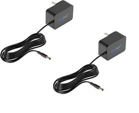Blucoil Blcl Ps-5v-1a-us-v2-2pk 5v 1a Power Supply With Us Plug Ac Adapter Center Positive 6.5-ft