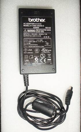 Brother N6024025013 Genuine Ad9000 Ac Adapter Power Supply Model N60-240250-13 Used