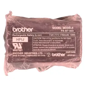 Pa-bt-003 Brother New Oem Battery 1750mah Rj-2150 Rj-2050 Pt-p910