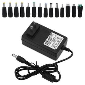 Btfo 1093551 12 Volt Power Supply Adapter 6.56ft/2m 2.5a Ac/dc 100 240v Black