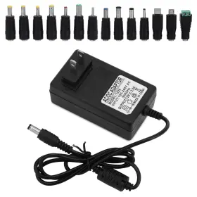 1093551 Btfo 12 Volt Power Supply Adapter 6.56ft/2m 2.5a Ac/dc 100 240v Black