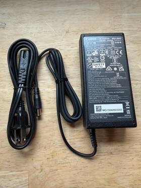 Canon Dr-225wii Genuine Dr-c225ii Ac/dc Power Supply Adapter Imageformula Scanner Oem