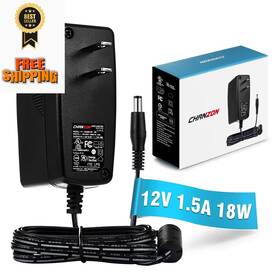 Chanzon 1dy-12v1.5a-us 12v 1.5a 18w Power Supply Ac Dc Switching Adapter 12 1 Pack Black