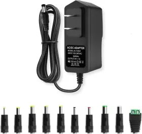 091010t Cysljoyful 9v Dc Power Supply 1a Universal Ac Adapter 100-240v 50/60hz To 9 Volts Black