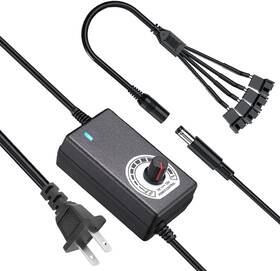 Delinx Dep36w 36w 12v Pc Fan Power Supply 4 Cooling Speed Black