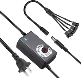 Dep36w Delinx 36w 12v Pc Fan Power Supply 4 Cooling Speed Black
