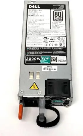 R740xd Dell 2000w New Genuine Vwwf1 2000watt 80plus 80 Poweredge Fx2 R640 R740 Power Supply