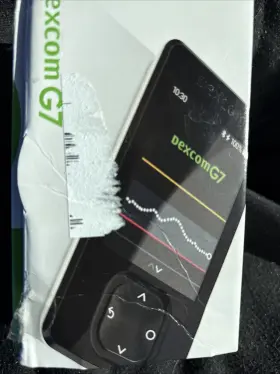 26403 Dexcom G7 Receiver Kit Monitor Including Charger And All Paper Work. Open Box