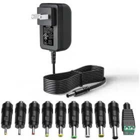 Dc1020 Donyoie 24v 1a Power Supply 24 Volt Charger 1000ma 24w Max Dc24v Black