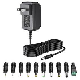 Donyoie Dc1050 10v 1.8a 1.5a 1a Power Supply 10 Volt Charger 1800ma 18w Max Black