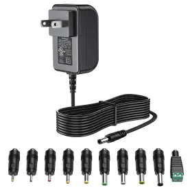 Dc1050 Donyoie 10v 1.8a 1.5a 1a Power Supply 10 Volt Charger 1800ma 18w Max Black
