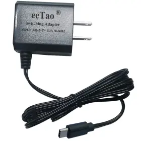 Cb-02 Eetao Usbc Ac/dc Adapter Charger Replacement Compatible With Dovety Black