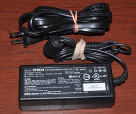 Epson A371b Genuine Ac Adapter Power Supply 24v 1.4a 33w With Cord Tested Working