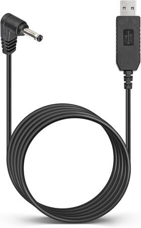 Eway Usb-mon35 Usb To Dc Car Charger Cable For Furrion Fos07tads Vision S Monitor Black