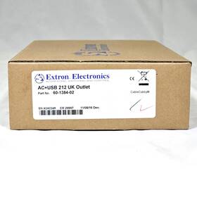 Extron 60-1384-02 Ac Usb 212 Uk Outlets Power Module # New