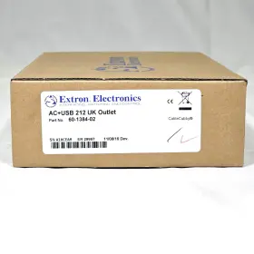 60-1384-02 Extron Ac Usb 212 Uk Outlets Power Module # New