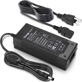 Al-1230 Facmogu 3 Prong Dc 12v 3a 36w Ac To Power Plug Black