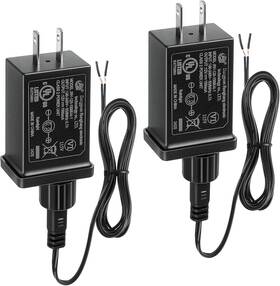 Feekoon Dc0470 2 Pack 12v 1.5a Replacement Yard Inflatable Adapter With 9.8ft