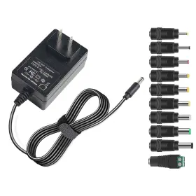 Cz-2610 Feiyiu 26v 1a Extra Long 6.6ft Power Supply Charger Cable Input Ac Black