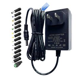 Gilivier 5v-2a-3m-qc-bk 5v 2a Power Supply Adapter Dc Cord 9.8ft Ac 100-240v To 5 Black