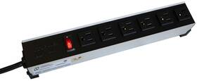 Hammond Manufacturing 1584h8a1 Power Strip 8x Nema 5-15r Outlets 6 Foot 15a 125v