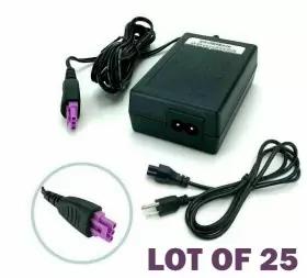 0.625a Hp 32v Lot Of 25 Genuine Ac Adapter 625ma For Officejet Aio Deskjet Printer With Pc