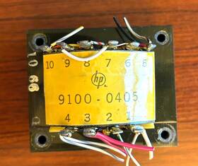 Hp 9100-0405 Vintage Hewlett Packard Power Transformer For 4800a Impedance Meter