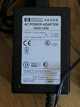 Hp C6467a Ac Power Adapter 0950-3490 For Deskjet Printer 630c 632c 640c 642c 648c Oem