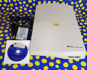 Hp C7680a Scanjet 3300c Flatbed Scanner With Power Supply And Software Works