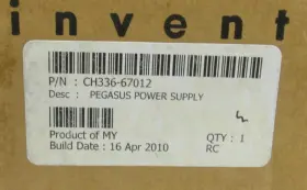 Ch336-67012 Hp Ch33667012 Pegasus 510 Watt Power Supply For Designjet Series Printers