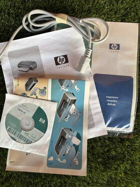 Hp Compaq C813760010 Deskjet 9670 9650 9680 Printer Manual Cord Instruction Cd Genuine