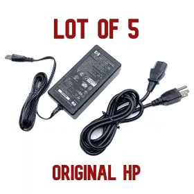 Q5763a Hp Lot Of 5 Ac Adapter Charger For Photosmart Psc 1300 1400 1500 And 1600 Series