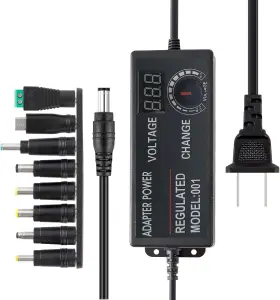 Um-715 Hzhfcb 3v-24v 3a 72w Power Supply Adjustable Dc From 3v To 24v Black