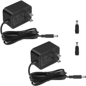 Kakulo Ga-1201000 12v 1a Power Supply 100v 240v Ac To Dc Adapter 5.5 X 2.1mm And Black 2 Pack
