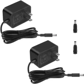 Ga-1201000 Kakulo 12v 1a Power Supply 100v 240v Ac To Dc Adapter 5.5 X 2.1mm And Black 2 Pack