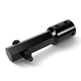 Kd-az-zq0248 Loosoo Auger Adapter Coupler 2 Inch Female Round To 2in Male Hex Heavy Duty Shaft