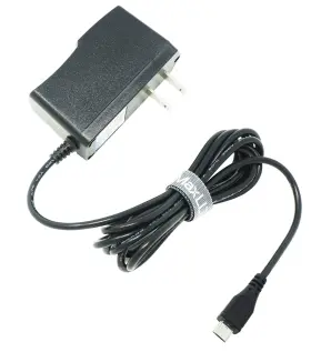 Mt-20090211 Maxllto 6ft Extra Long 5v Ac/dc Power Charger Adapter For Ecoxgear Black