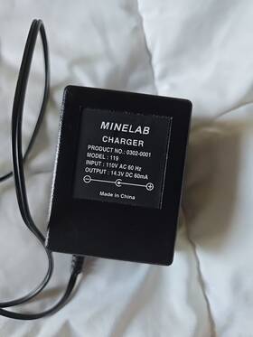 Minelab 03020001 Charger 0302-0001
