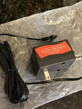 26001 Mr Christmas Original 6v Ac/dc Adapter For Mr. Holiday Symphonium Wood Music Box