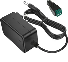 2402 Mtdzkjg 24v Dc Power Supply 2a 48w Ac Adapter Input 100 240v To Black