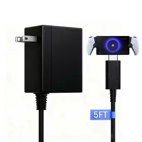 Nifnix 700398599307 Charger For Ps Portal Remote Player Power Ac Adapter Black