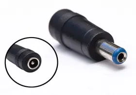 Omni02081700053 Omnihil Adapter Plug Converter 5.5 Millimeters X 2.1 5.5x2.5mm Black