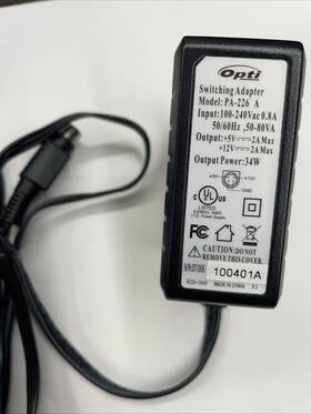 Opti Pa-226 Switching Adapter A - 12v/5v 4 Pin 2 Amp Supply I For Nexstar3 Used