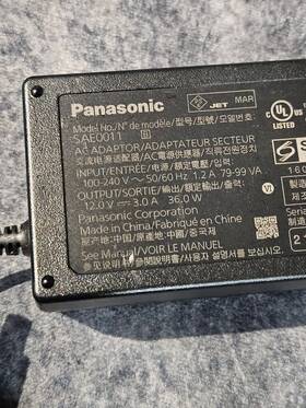 Panasonic Hcx1500 Hcx2000 X1500 X2000 Ac Adapter Sae0011a For Cameras - 12v 3a Open Box