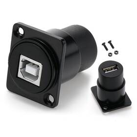 Penglin Pl286 2pcs Usb B To A Panel Mount Connector D Type 2.0 D-type